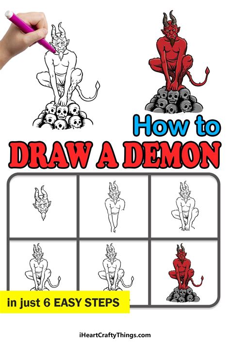 How To Draw A Demon A Step By Step Guide Cute Easy Drawings Demon