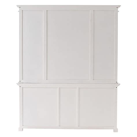 Dorinda 6 drawer double dresser. Rustic White Large Triple Hutch Dresser