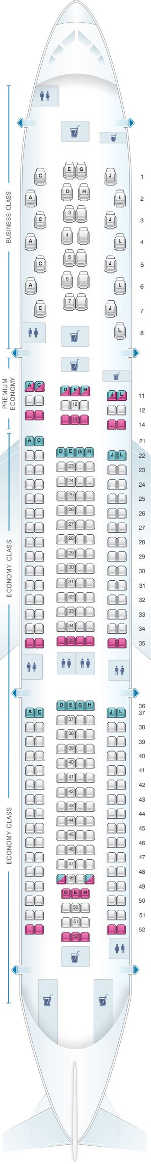 Iberia A330 Seat Map