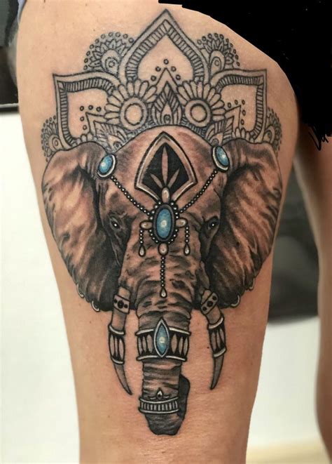 Elephant Mandala Tattoo Elephant Tattoos Mandala Elephant Tattoo