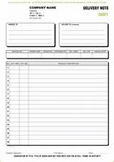 Delivery Order Template Pdf Pictures