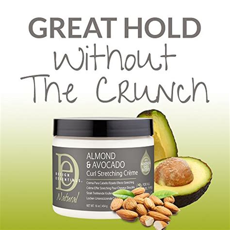 Design Essentials Natural Almond And Avocado Curl Stretching Cream For All Curl Types Stretching