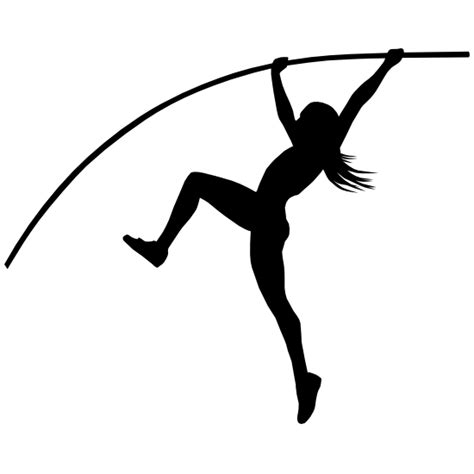 Female Pole Vaulter Decal Pole Vault Decal High School Track And Field