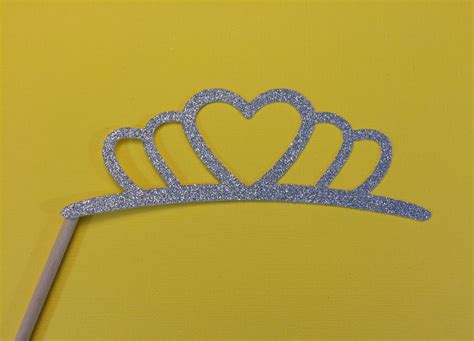 Photo Booth Props Crown With Glitter By Craftingbydenise On Etsy