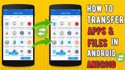 How To Transfer Appsfiles From Android To Android Without Root Youtube