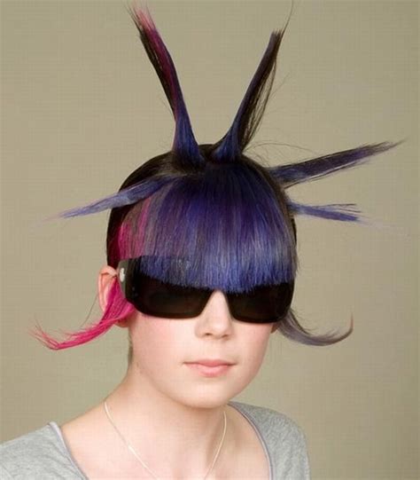 Curious Funny Photos Pictures Funny Strange And Crazy Hairstyles