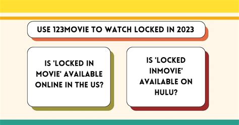 Use 123Movie To Watch Locked In 2023 FullMovie For Free Online