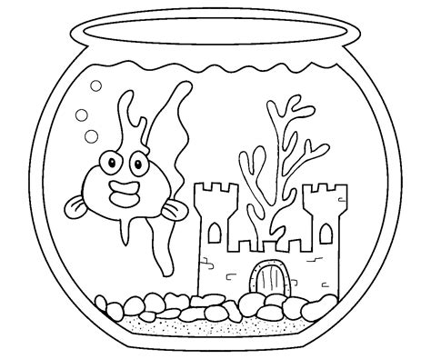 Printable Goldfish Coloring Pages | ColoringMe.com