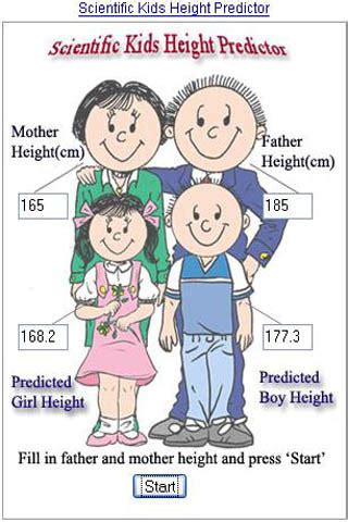 Kids Height Predictor App for iPad - iPhone - Lifestyle