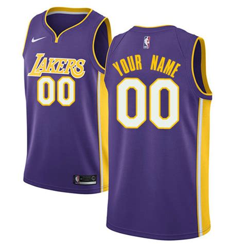 Available with next day delivery at pro:direct basketball. Men's Nike Los Angeles Lakers Customized Authentic Purple ...