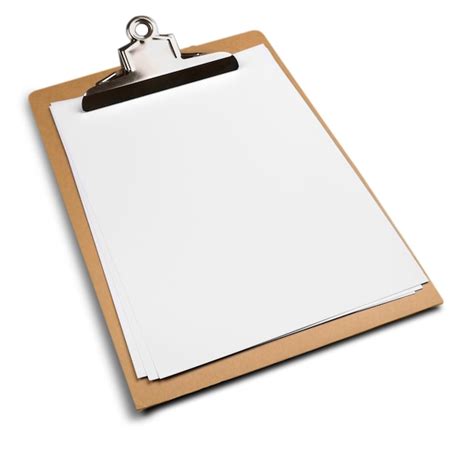 Premium Photo Blank Clipboard With Empty White Paper Sheet