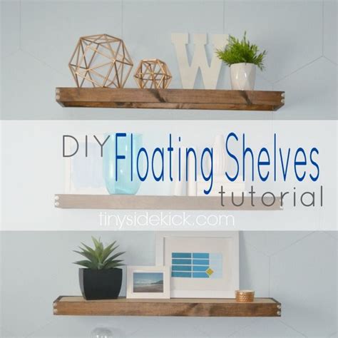 Rustic Modern Diy Floating Shelves Part One Modern Floating Shelves