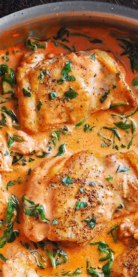 A wonderful 'fix and forget' recipe that is easy and pleases just about everyone. Boneless Skinless Chicken Thighs with Creamy Tomato Basil ...