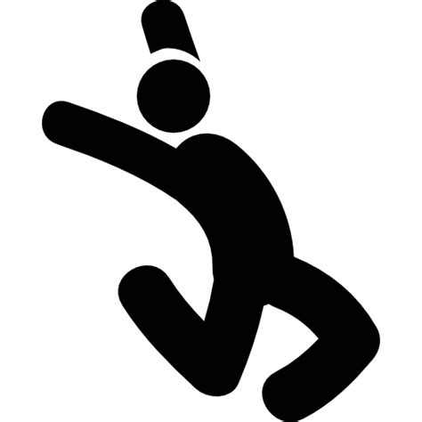 Free Icon Jumping Man Silhouette