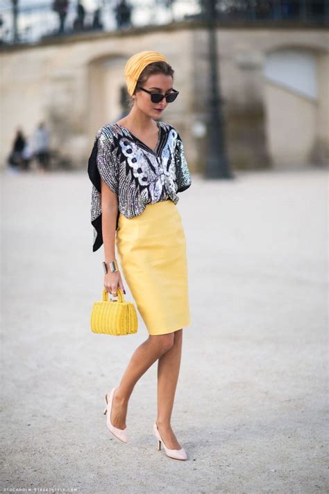 Top 20 Pencil Skirts Street Style Looks FashionGum Com Moda