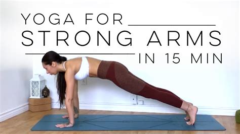 10 Minute Yoga Workout For Arm Strength Toned Arms YouTube