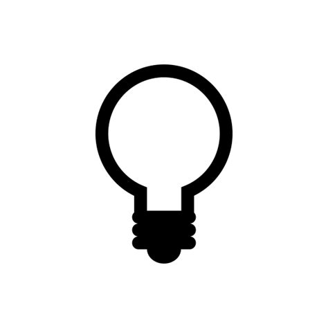 Light Bulb Icon Png At Collection Of Light Bulb Icon