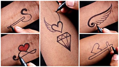 Best Temporary Tattoo Ideas For Girls Simple Tattoo Designs Youtube