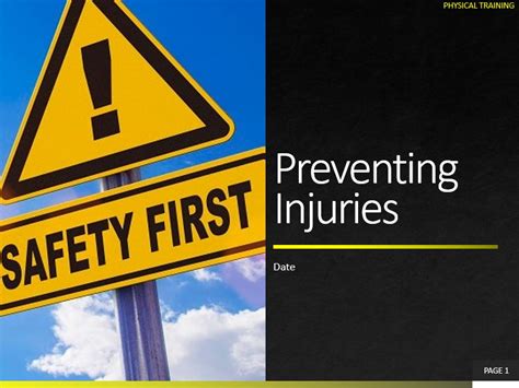 7 Preventing Injuries Teaching Resources