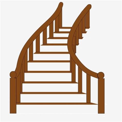 Escaleras Extendidas Ilustración De Escaleras De Dibujos Animados