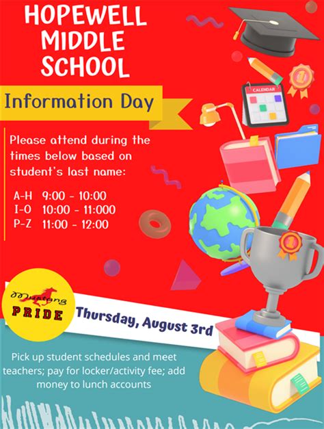 Back To School Information Information Day