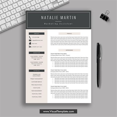 The chronological resume emphasizes your work history section. 2020-2021 Pre-Formatted Resume Template with Resume Icons ...