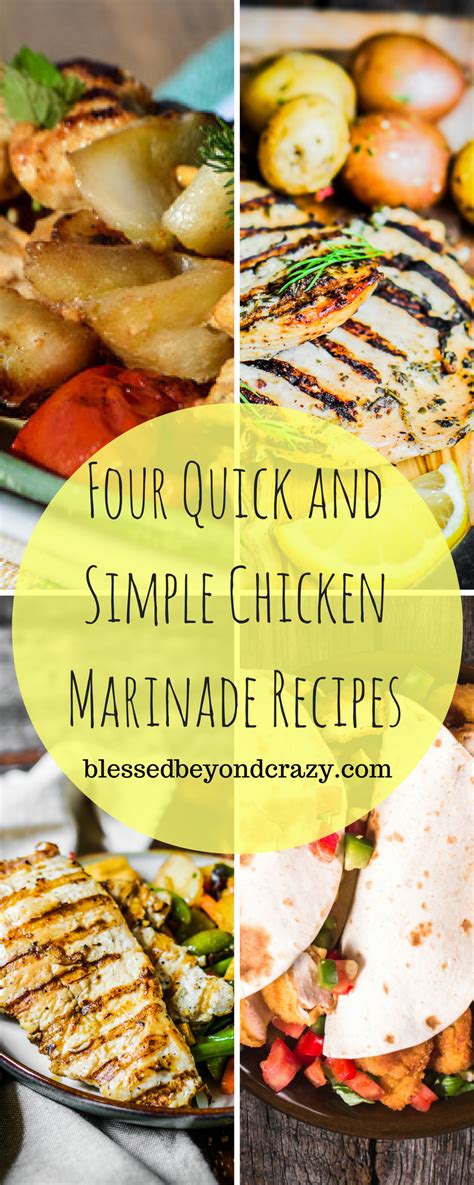 (note 2) heat 1 tbsp olive oil in a large skillet over medium high heat, and cook chicken per times below until deep golden (see video). 4 Quick and Simple Chicken Marinade Recipes