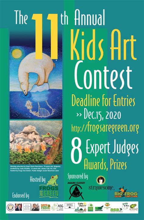 11th Annual International Kids Art Contest A Healthy Planet Earth