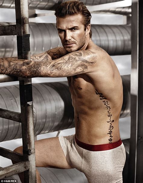 David Beckham Strips Off For Latest H M Underwear Campaign Daily Mail