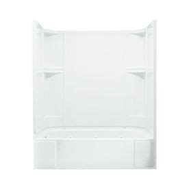 L shape whirlpool shower baths. Shop Sterling Accord White Fiberglass and Plastic Oval In ...