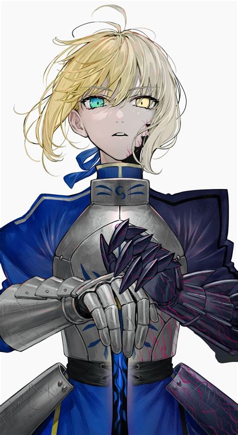Artoria Pendragon Saber And Saber Alter Fate And More Drawn By