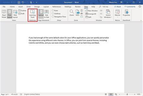 How To Use Learning Tools In Microsoft Word Windows Central