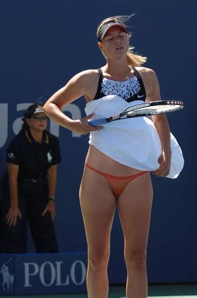 famous tennis wardrobe malfunctions maria sharapova beautiful athletes tennis stars