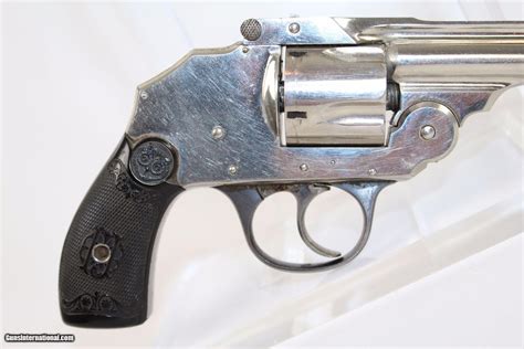 Fine Candr Iver Johnson Hammerless 38 Sandw Revolver
