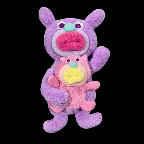 Toys Mattel Singamajigs Duet Purple Momma Pink Baby Plush Singing