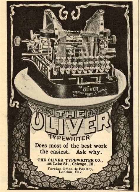 The Oliver Typewriter Ephemera And Accessories •