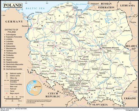 Karte Polen