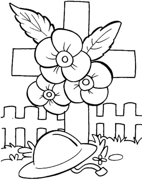 Remembrance Day Canada Coloring Pages | Coloring Page