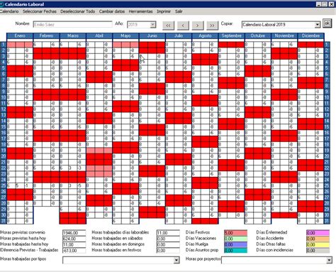 Plantilla Calendario Laboral Excel 2023 Help Imagesee