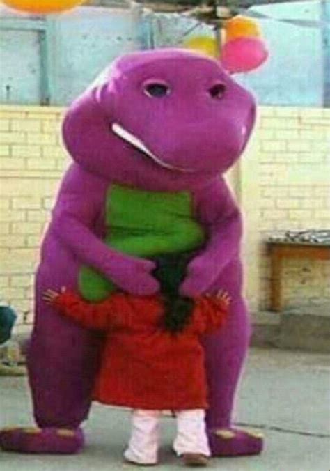 To Hug Barney Therewasanattempt