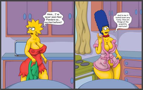 Rule 34 Big Breasts Bynshy Chubby Lisa Simpson Marge Simpson Milf The
