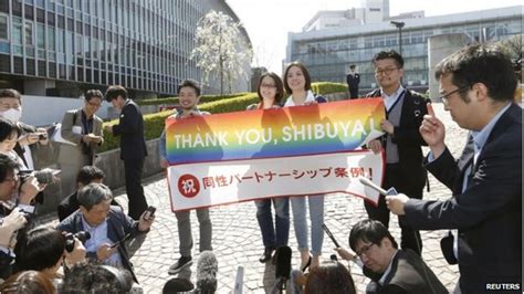 Tokyo Ward Shibuya Certifies Same Sex Partnerships Bbc News