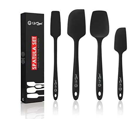 Upgood Silicone Spatula Set 600°f High Heat Resistant Nonstick Small
