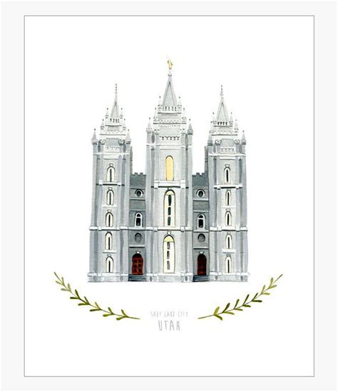 Salt Lake City Lds Temple Drawing Free Transparent Clipart Clipartkey