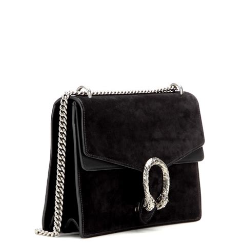 Earn cash back, set sale alerts and shop exclusive offers only on shopstyle. Gucci Suede Shoulder Bag in Black - Lyst