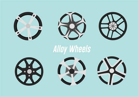 Alloy Wheels Vector Pack 151218 Vector Art At Vecteezy