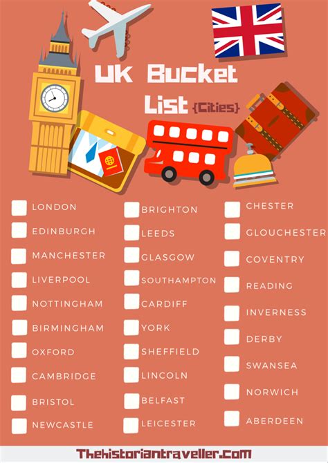 Uk Bucket List Cities Uk Bucket List Bucket List Traveling By Yourself