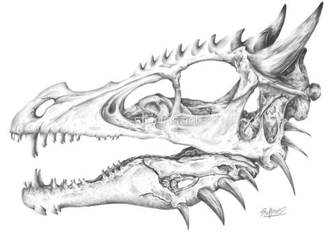Realistic Dragon Skull Art Skull Art Drawing Realistic Dragon Skull