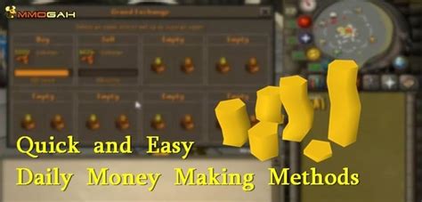 Osrs Gold Guide 3 Quick And Easy Daily Money Making Methods