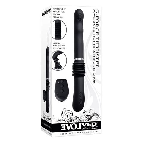 Evolved G Force Thruster Rechargeable Silicone Black